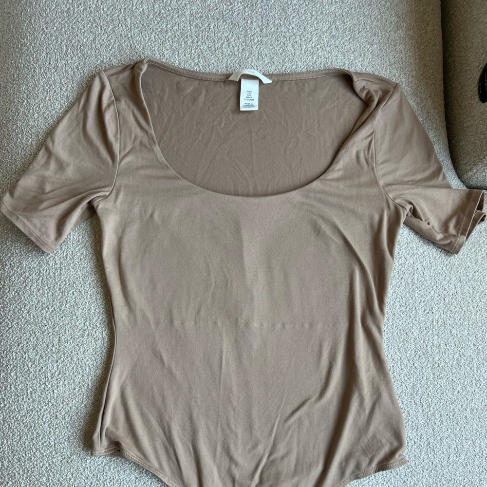 H&M TAN BODYSUIT